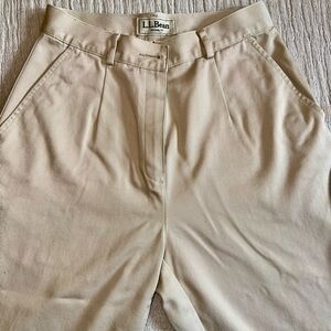 L.L. Bean Tan Original Fit Pants